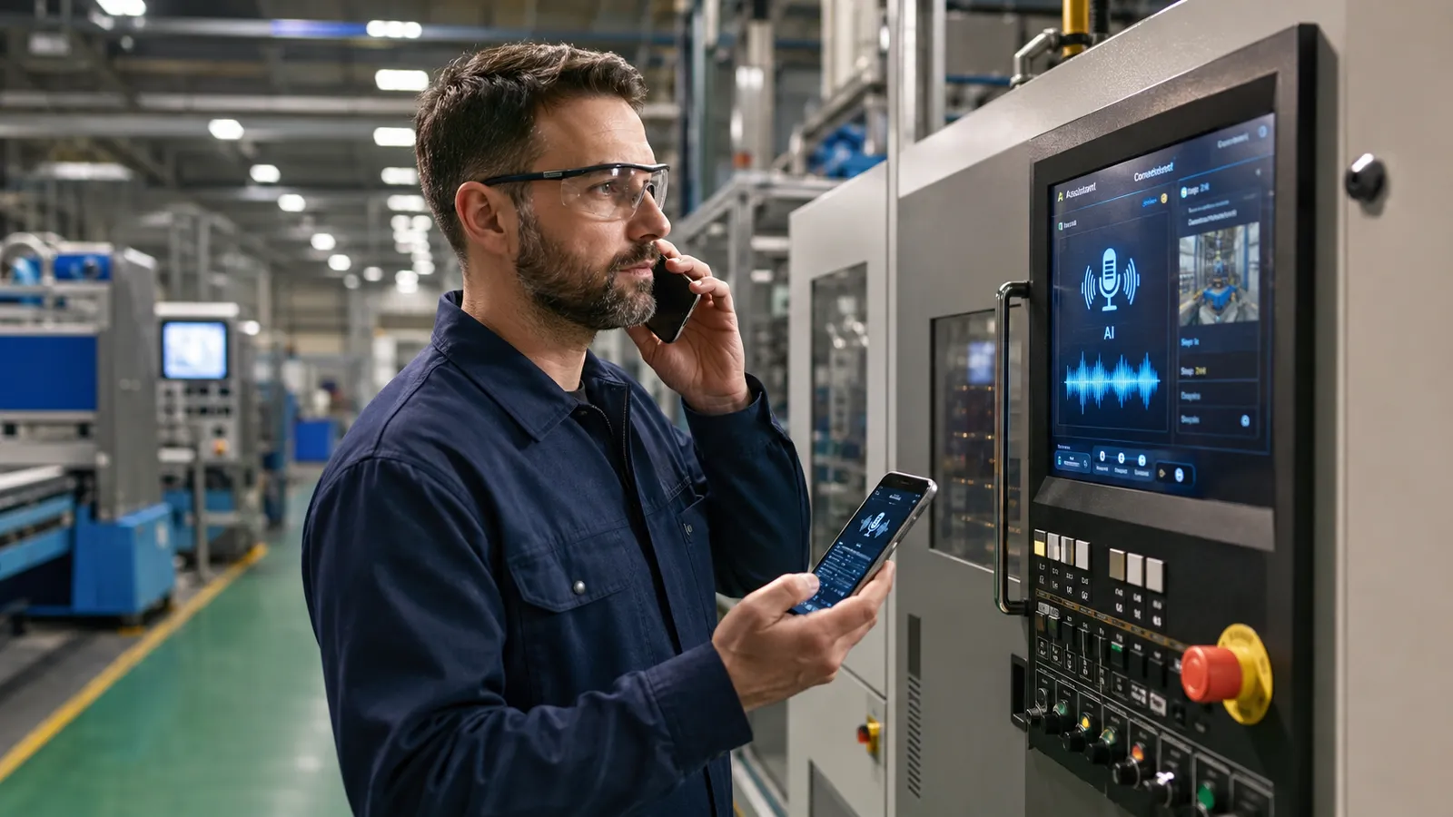 Außendienstmitarbeiter ruft technisches Servicewissen interaktiv am Arbeitsplatz ab